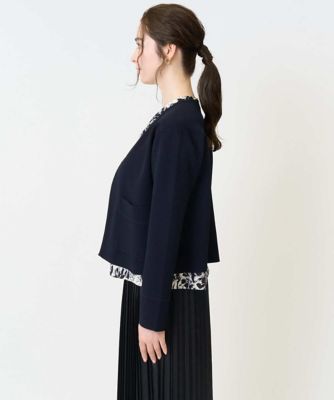 パイピングデザインカーディガン | CHRISTIAN AUJARD (Women