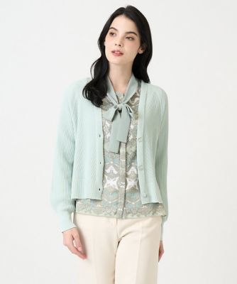 ＜CHRISTIAN AUJARD (Women)＞［アンサンブル対応］ホールガーメントニットカーディガン