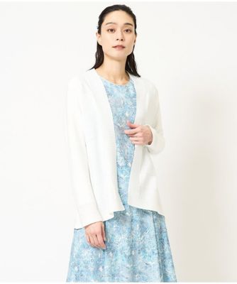 【SALE】CHRISTIAN AUJARD (Women)/クリスチャン オジャール デザインニット羽織り ホワイト90 トップス【三越伊勢丹/公式】