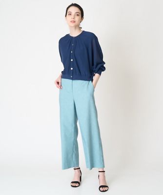 ［冷房対策］メッシュデザインカーディガン