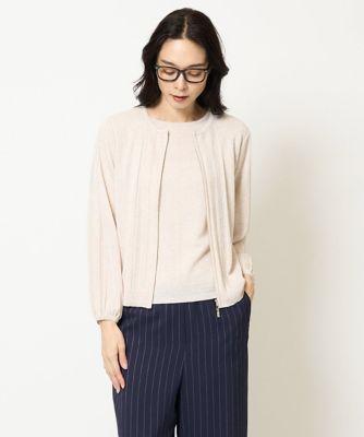 アンサンブル対応］ドライタッチニット羽織り | CHRISTIAN AUJARD