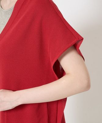 ［ドライタッチ・冷房対策］ニット羽織り