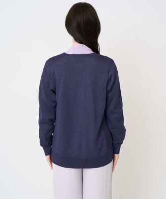 ★クリスチャンオジャール［L］上品シックな大人カラー◎ウール混長袖カーディガン ITEM | クリスチャンオジャール | CHRISTIAN AUJARD