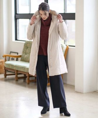 暖か・軽い］フーディーダウンコート | CHRISTIAN AUJARD (Women