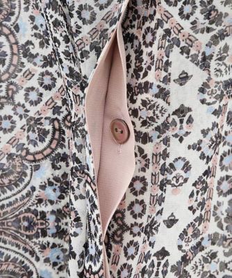 セットアップ対応］クラシカルモダン更紗プリントブラウス | CHRISTIAN