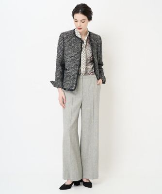 セットアップ対応］クラシカルモダン更紗プリントブラウス | CHRISTIAN