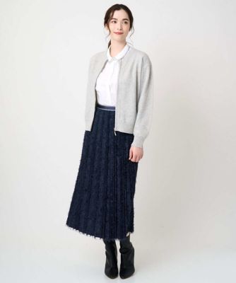 大きいサイズ】刺繍デザイン長袖ブラウス | CHRISTIAN AUJARD Lサイズ