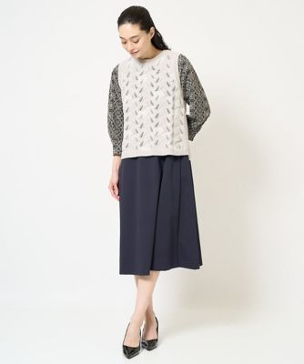 刺繍デザインワンピース