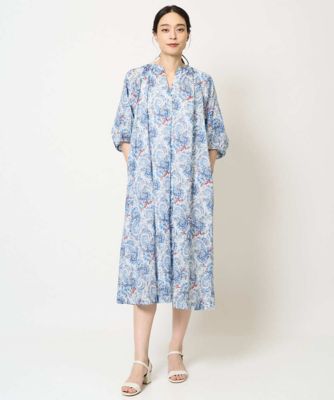 通気性・発散性］プチフラワーペイズリープリントワンピース