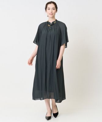 フレアスリーブワンピース | CHRISTIAN AUJARD Lサイズ (Women