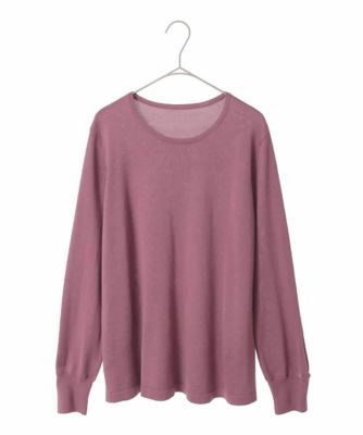 大きいサイズ　クリスチャン・オジャール　グリーン 　麻レース裾 長袖　15号 大きいサイズ／アンサンブル対応】長袖プルオーバーニット