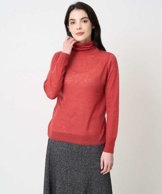 ＜CHRISTIAN AUJARD Lサイズ (Women/大きいサイズ)＞【大きいサイズ／肌触り良い・軽い】ベーシックプルオーバーニット