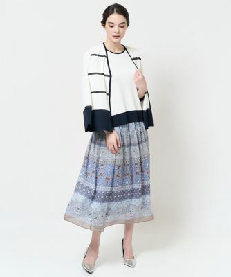 ［吸湿・速乾・抗菌・防臭　／　アンサンブル対応］バイカラーニット