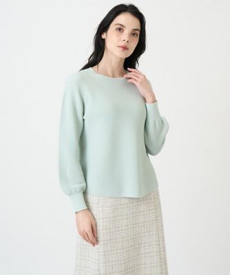 大きいサイズ／アンサンブル対応】ホールガーメントニットプルオーバー