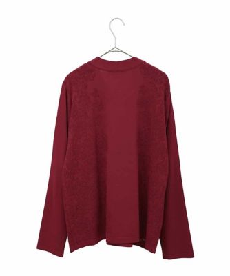 アンサンブル対応］メッシュ柄ボウタイニット | CHRISTIAN AUJARD L