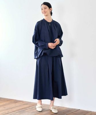 大きいサイズ／セットアップ対応】シャイニーツイルギャザースカート