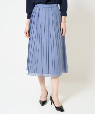 オーガンジープリーツスカート
