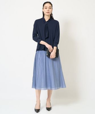 オーガンジープリーツスカート