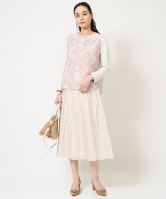 オーガンジープリーツスカート