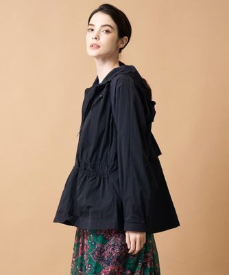 【送料無料】CHRISTIAN AUJARD Lサイズ (Women/大きいサイズ)/クリスチャン・オジャール Lサイズ シャンブレージップアップブルゾン 57ネイビー コート・ジャケット【三越伊勢丹/公式】