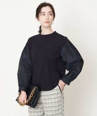 ＜CHRISTIAN AUJARD Lサイズ (Women/大きいサイズ)＞袖コンシャスカットソー