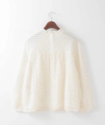 大きいサイズ】フラワーチュールレースカットソー | CHRISTIAN AUJARD