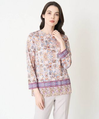 ＜CHRISTIAN AUJARD Lサイズ (Women/大きいサイズ)＞トワルドジュイプリントジャージートップス