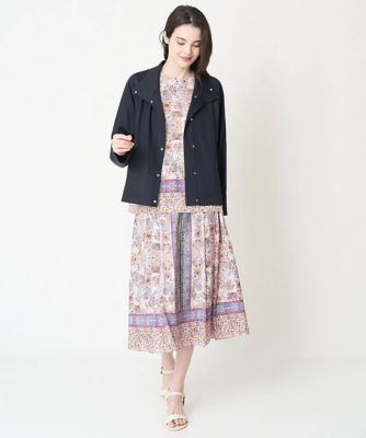 トワルドジュイプリントジャージートップス