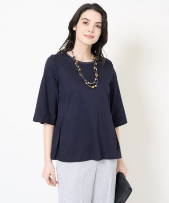 ＜CHRISTIAN AUJARD Lサイズ (Women/大きいサイズ)＞コットンデザインカットソー