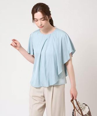 ＜CHRISTIAN AUJARD Lサイズ (Women/大きいサイズ)＞アシンメトリーデザイントップス