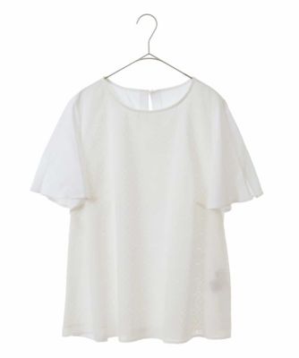 ［接触冷感］ドッキングデザインカットソー