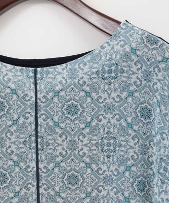 専用　クリスチャン　オジャール　トップス➕その他 大きいサイズ／セットアップ対応】タイルプリントトップス | CHRISTIAN