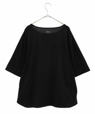 ボートネックカットソー