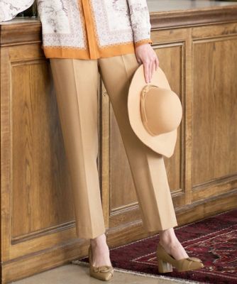 【送料無料】CHRISTIAN AUJARD Lサイズ (Women/大きいサイズ)/クリスチャン・オジャール Lサイズ 裏起毛ステックパンツ 82ベージュ パンツ・ズボン【三越伊勢丹/公式】