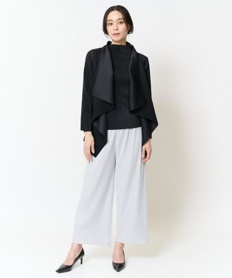 ［軽い・保温性・セットアップ対応］プリーツデザインパンツ