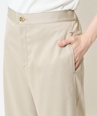 ステッチデザインセミワイドパンツ