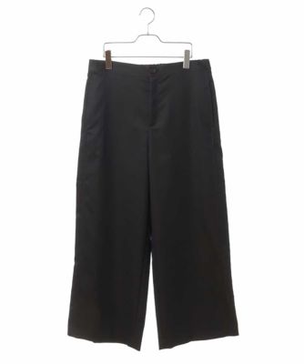 ステッチデザインセミワイドパンツ