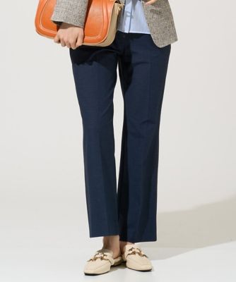 ＜CHRISTIAN AUJARD Lサイズ (Women/大きいサイズ)＞【大きいサイズ／セットアップ対応】ジャージーデニムライクパンツ