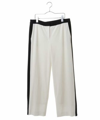 サイドラインストレートパンツ
