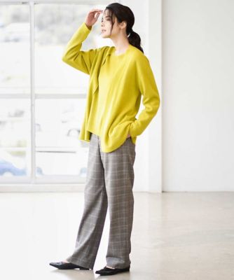 大きいサイズ／アンサンブル対応】カシミヤシルクニットカーディガン