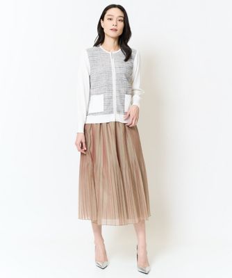 大きいサイズ／アンサンブル対応】ツィードコンビ羽織り | CHRISTIAN