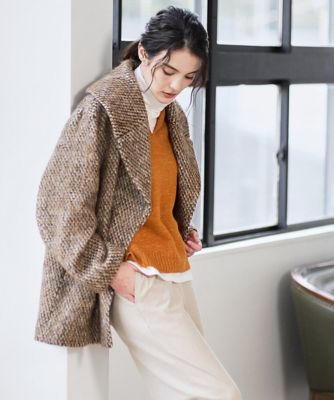 エミ✨◆CHRISTIAN AUJARD◆37万アルパカウールコート エミ✨◇CHRISTIAN AUJARD◇37万アルパカウールコート 160]【選べる5色