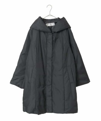 大きいサイズ／暖か・軽い】フーディーダウンコート | CHRISTIAN