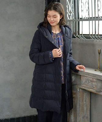 大きいサイズ】4wayストレッチダウンロングコート | CHRISTIAN