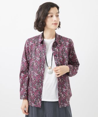 GIANNI LO GIUDICE(Women/小さいサイズ)/ジャンニロジュディチェ LIBERTYプリントシャツブラウス(MARGUERITE) ピンク03 トップス【三越伊勢丹/公式】