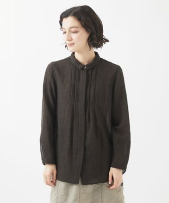 ウールガーゼワッシャーブラウス