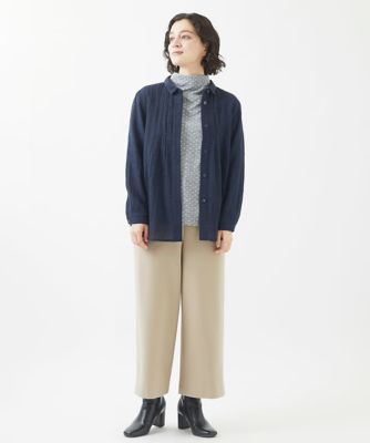 ウールガーゼワッシャーブラウス