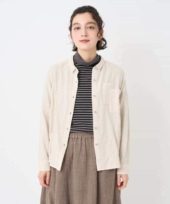 ＜GIANNI LO GIUDICE(Women/小さいサイズ)＞シャーリング起毛ブラウス