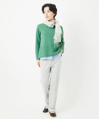 ［日本製］シャーリングシャンブレーブラウス