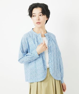LIBERTYプリントシャツブラウス（WALTER'S MEADOW